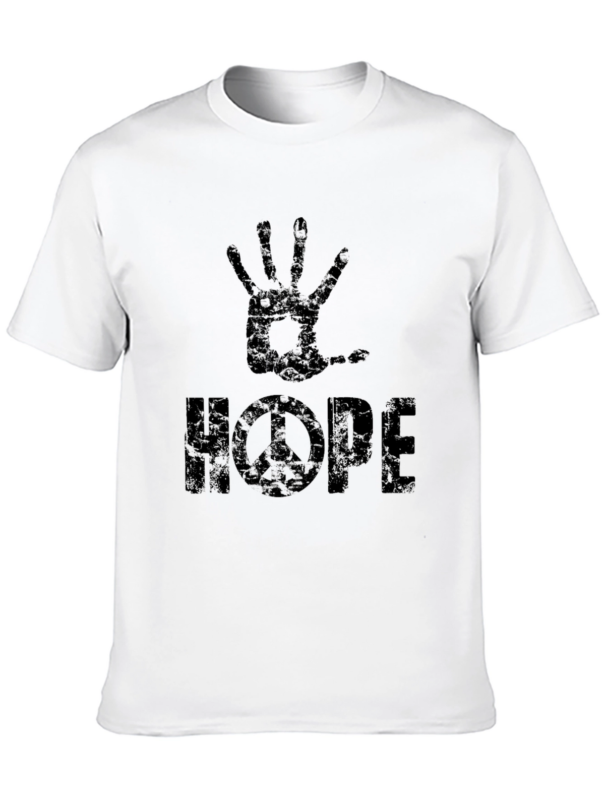 HOPE Peace Symbol Graphic T-Shirt