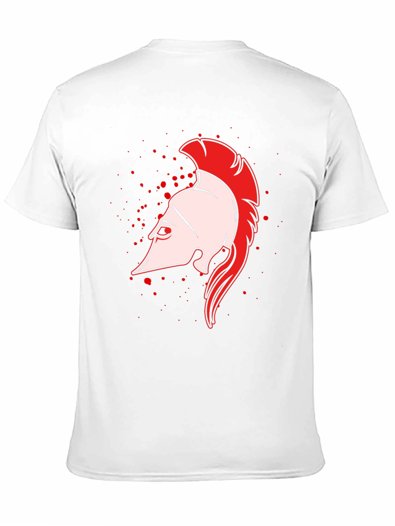 Spartan Helmet Graphic Black T-Shirt