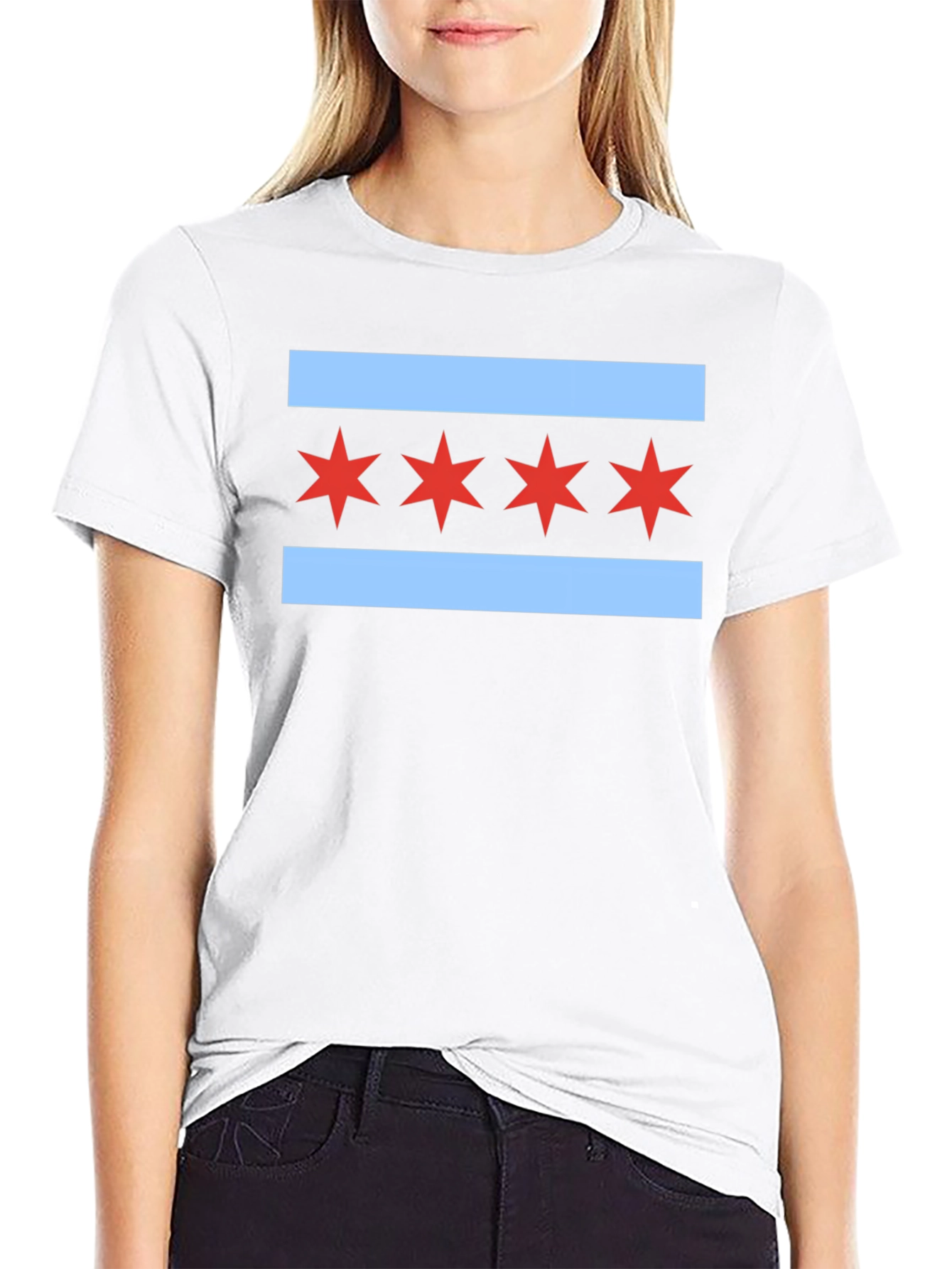 Chicago Flag Graphic Tee - City Pride T-Shirt