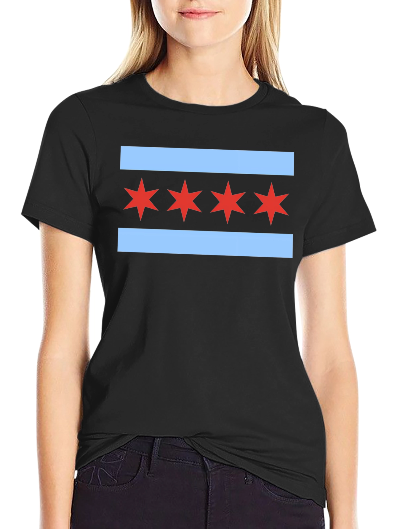 Chicago Flag Graphic Tee - City Pride T-Shirt