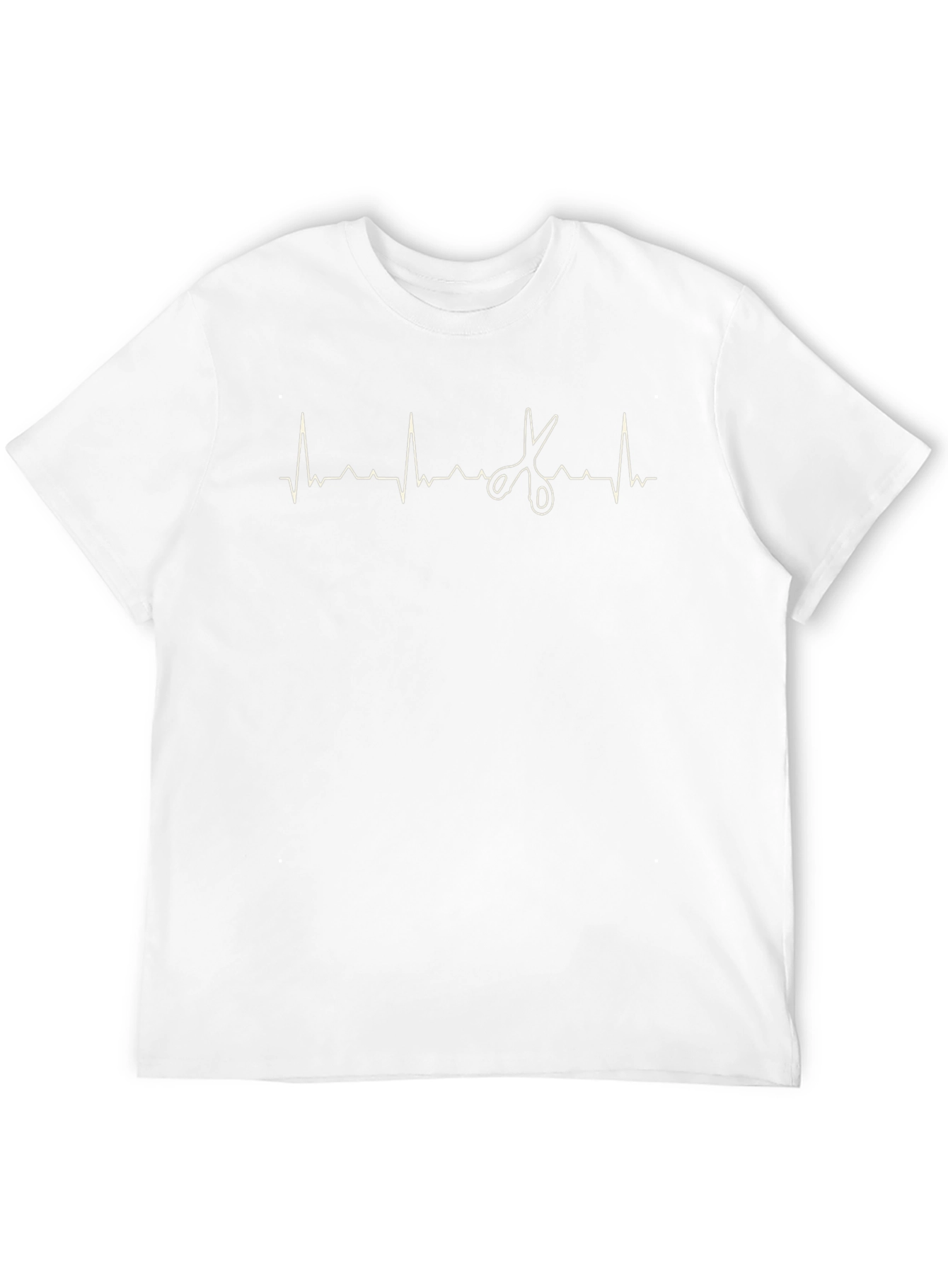 Barber Heartbeat T-Shirt - Black