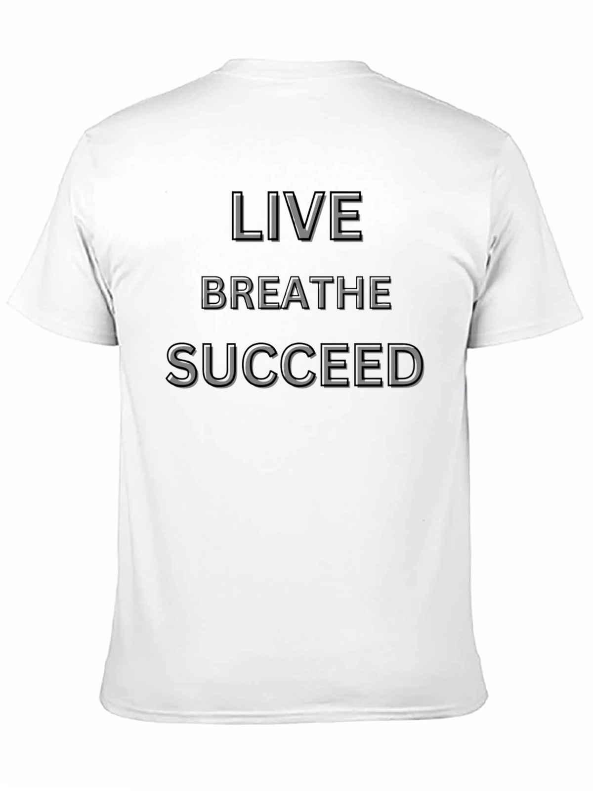Live Breathe Succeed Graphic Tee - Classic Black