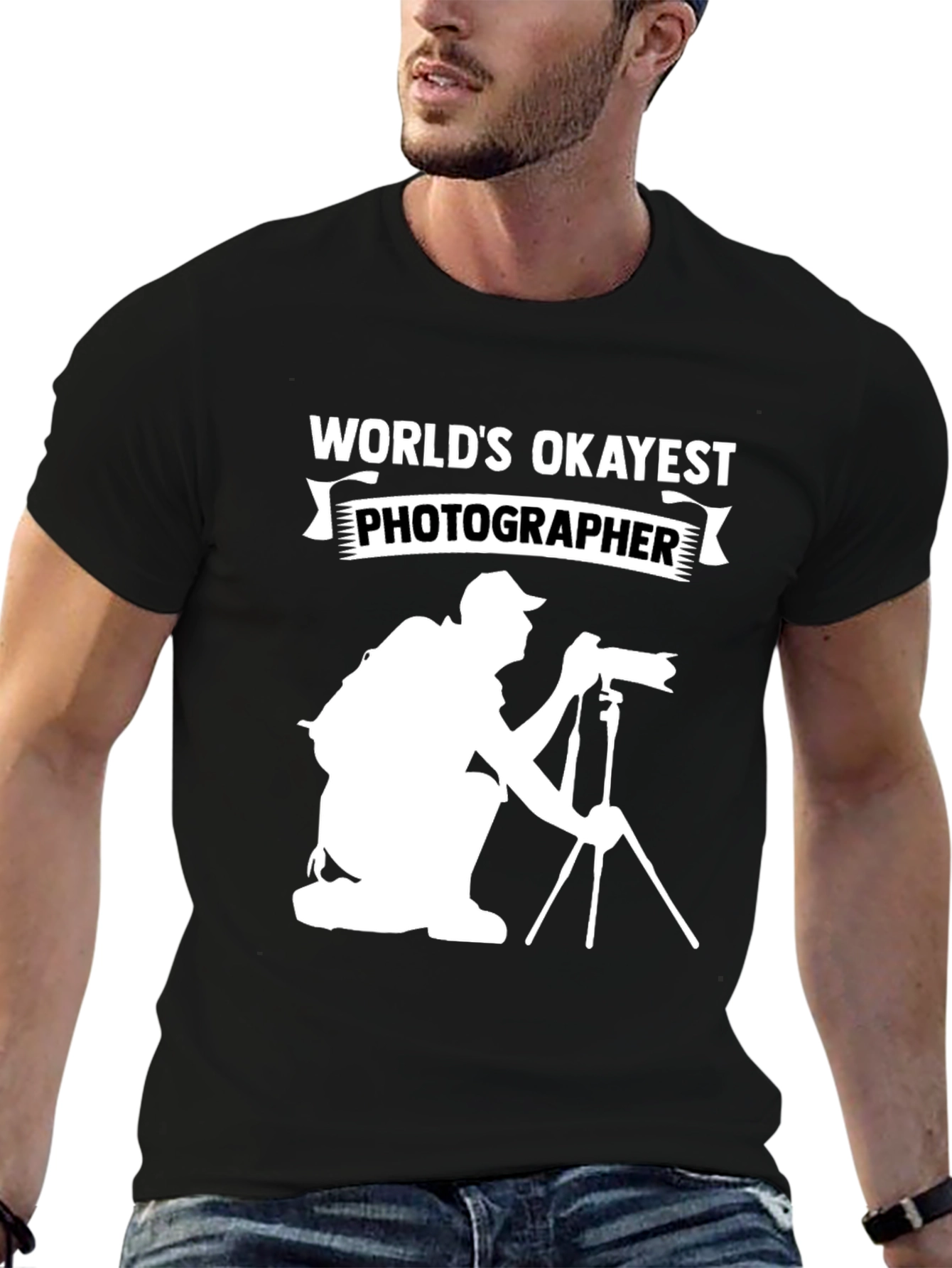 Worlds Okayest Photographer Graphic Tee