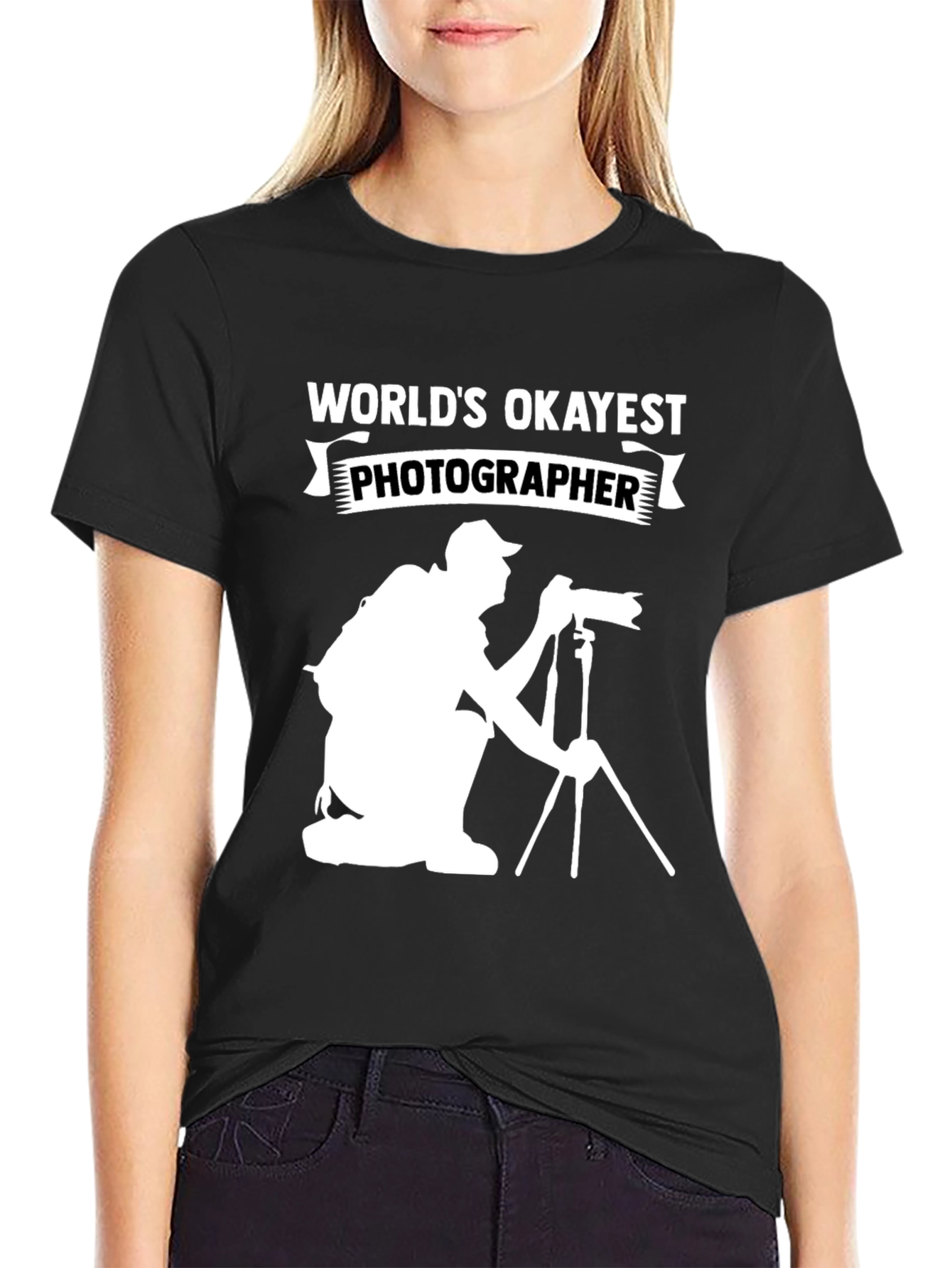 Worlds Okayest Photographer Graphic Tee