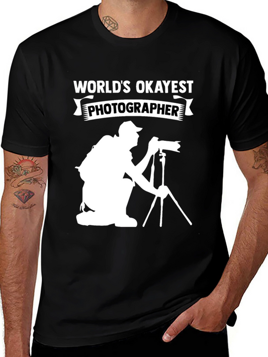 Worlds Okayest Photographer Graphic Tee