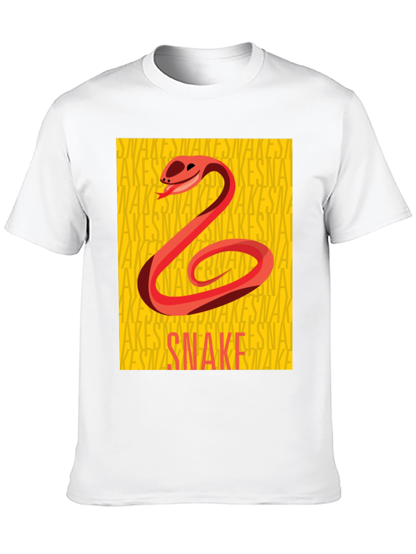 Snake Graphic Tee - Stylish Cotton Comfort