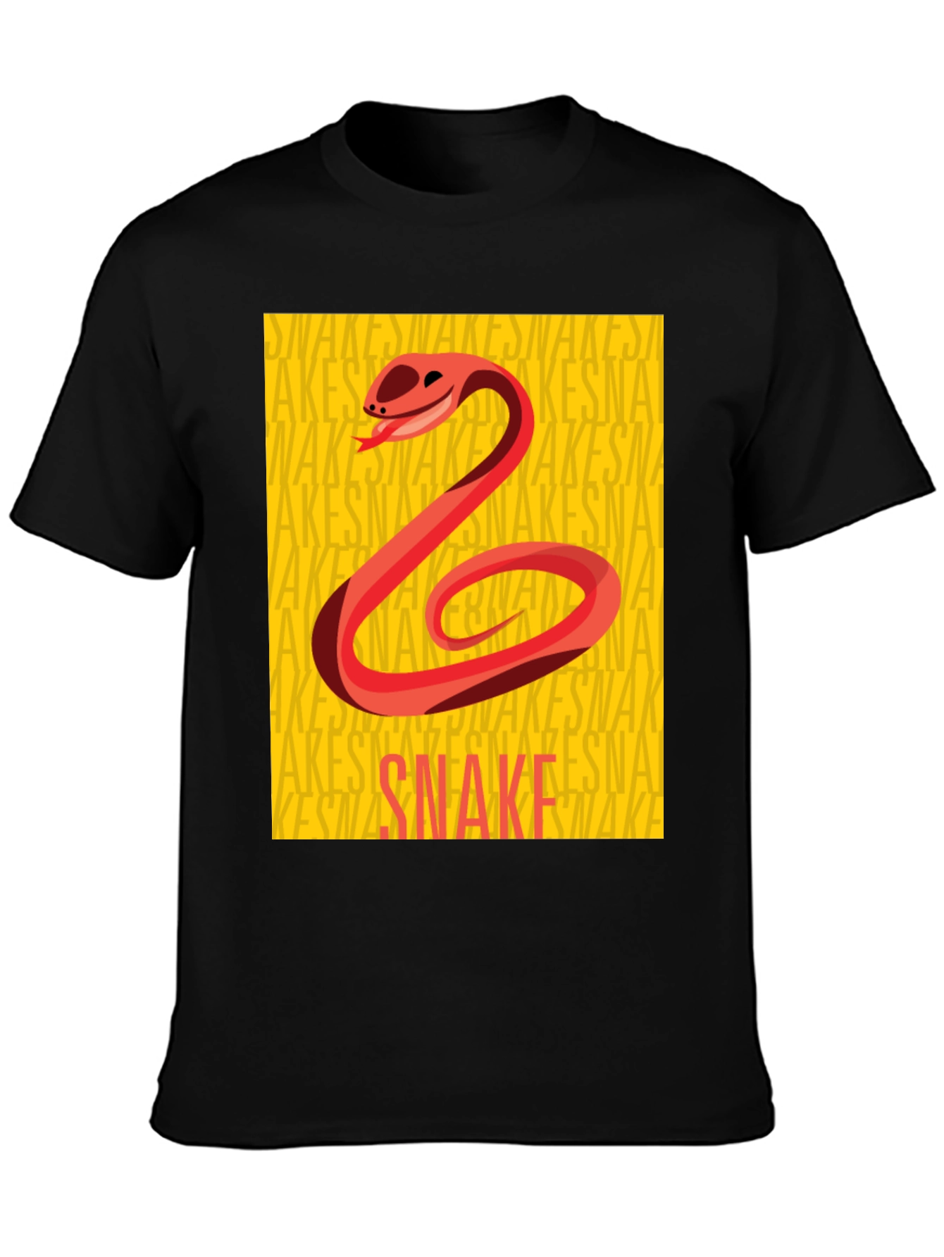 Snake Graphic Tee - Stylish Cotton Comfort