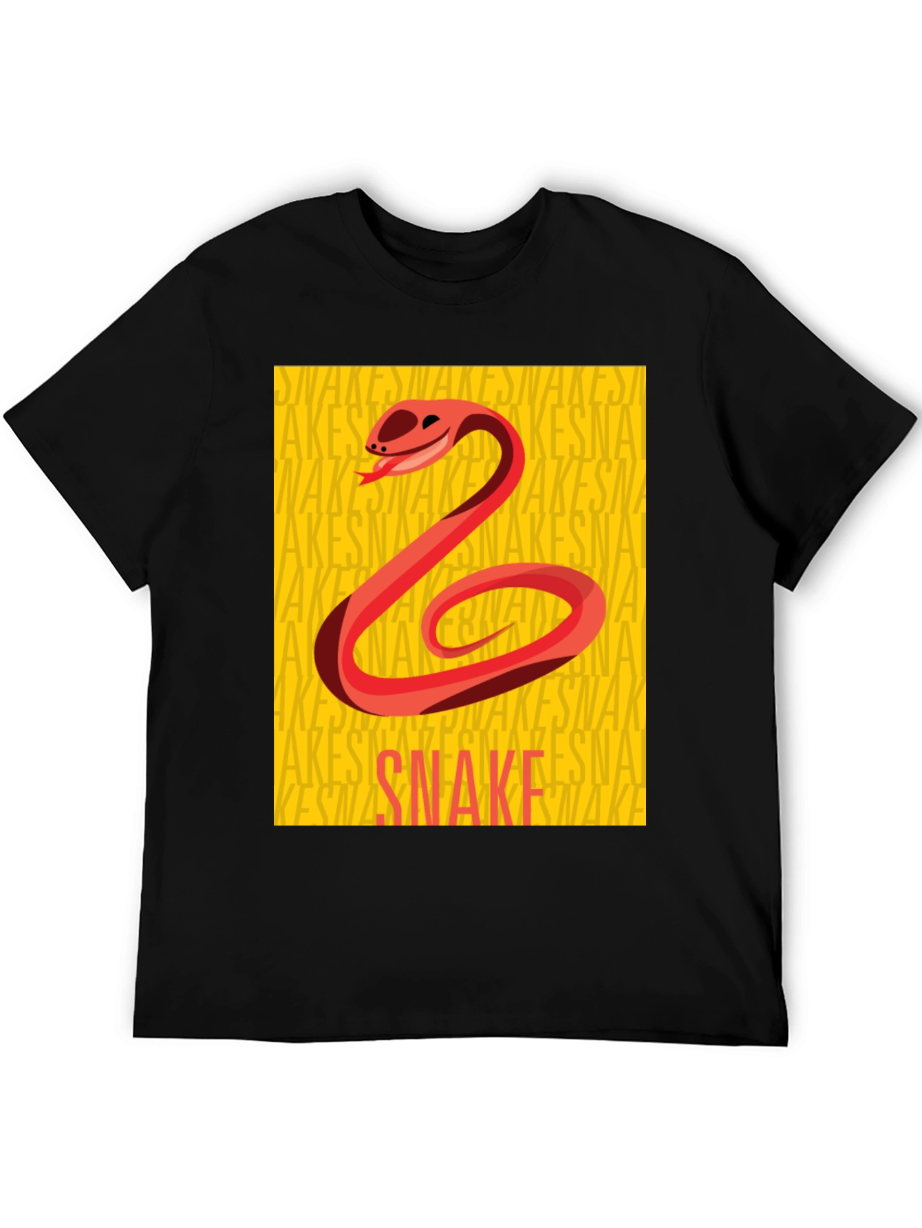 Snake Graphic Tee - Stylish Cotton Comfort