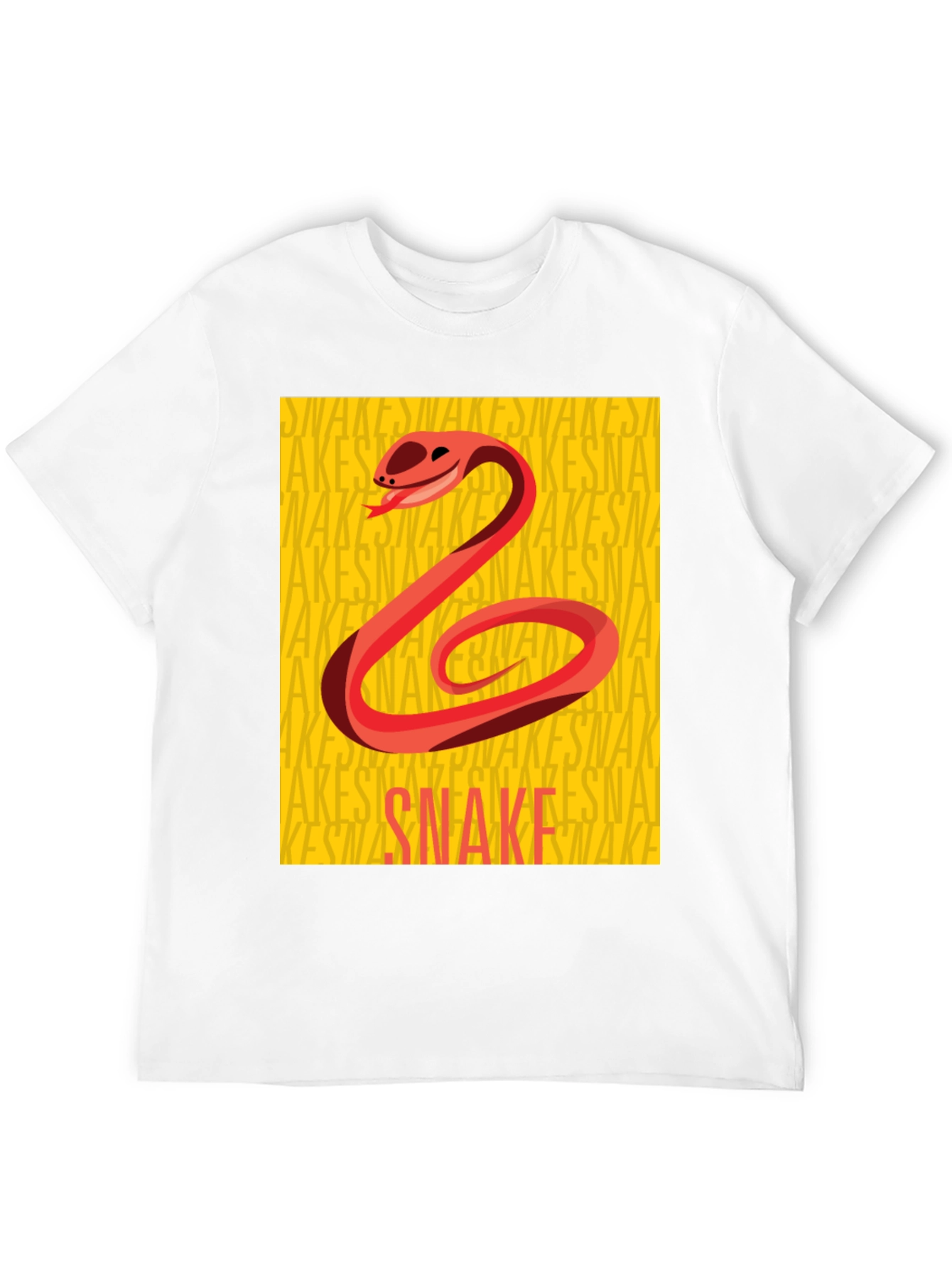 Snake Graphic Tee - Stylish Cotton Comfort