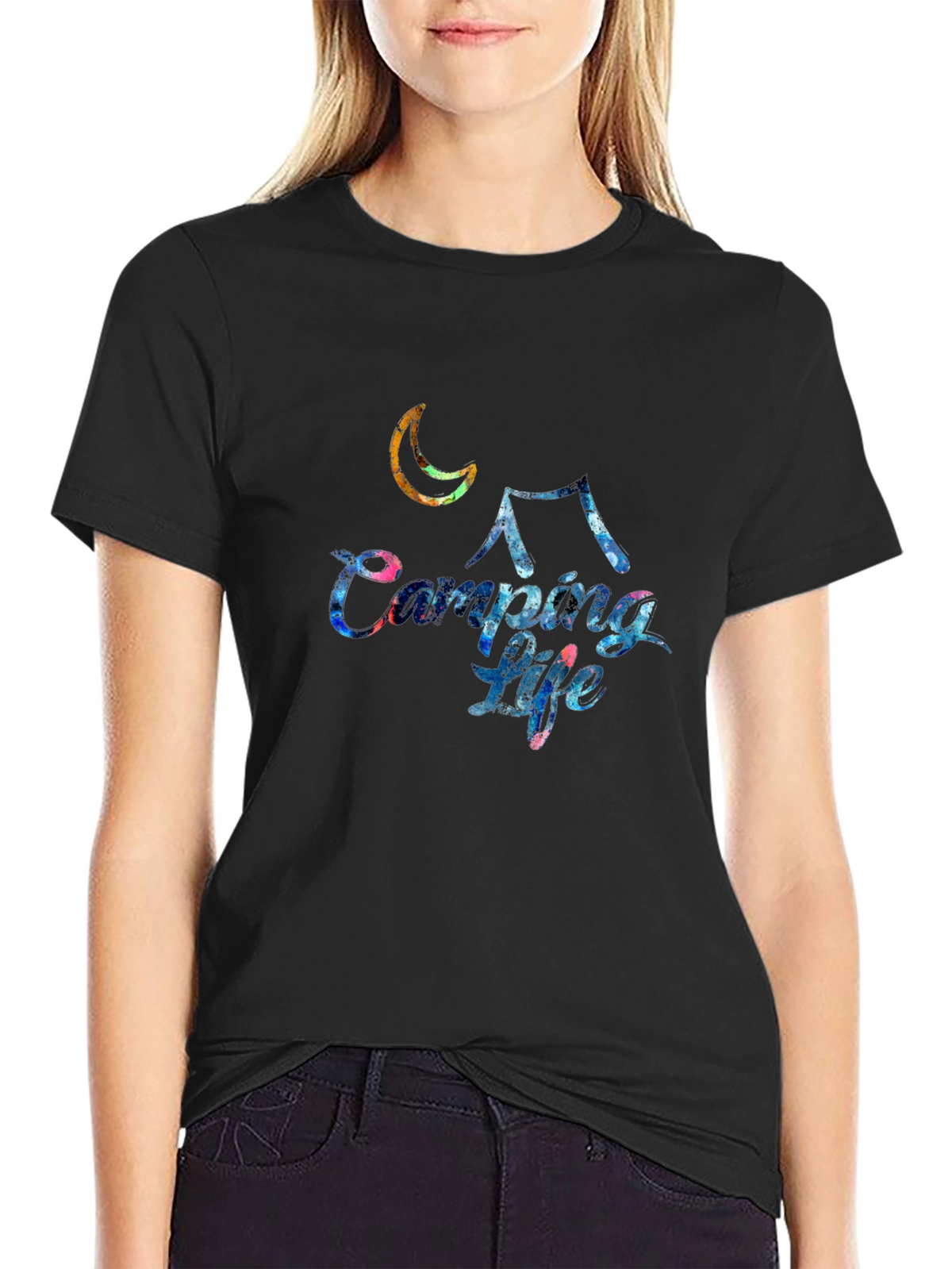Camping Life Graphic T-Shirt - Adventure Ready!