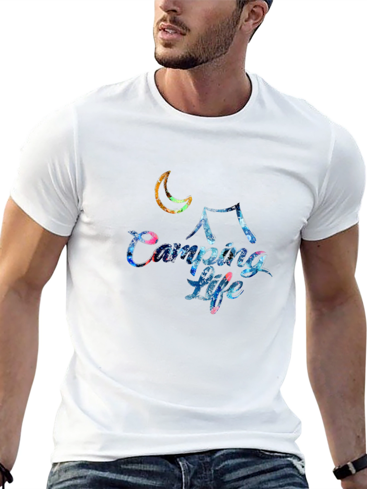 Camping Life Graphic T-Shirt - Adventure Ready!