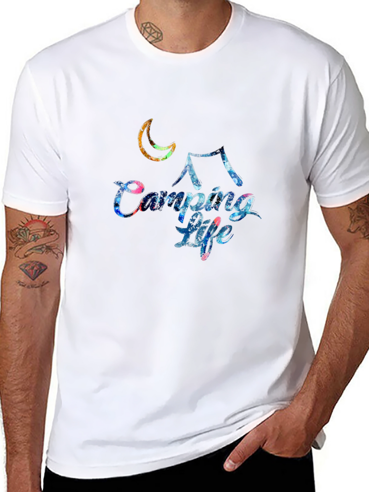 Camping Life Graphic T-Shirt - Adventure Ready!