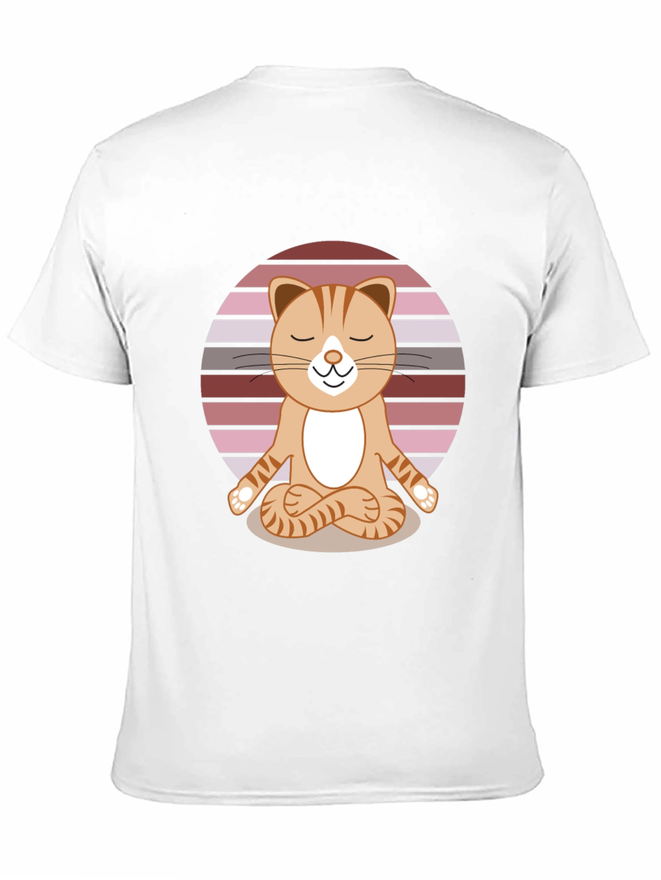 Yoga Cat T-Shirt - Meditating Feline Tee