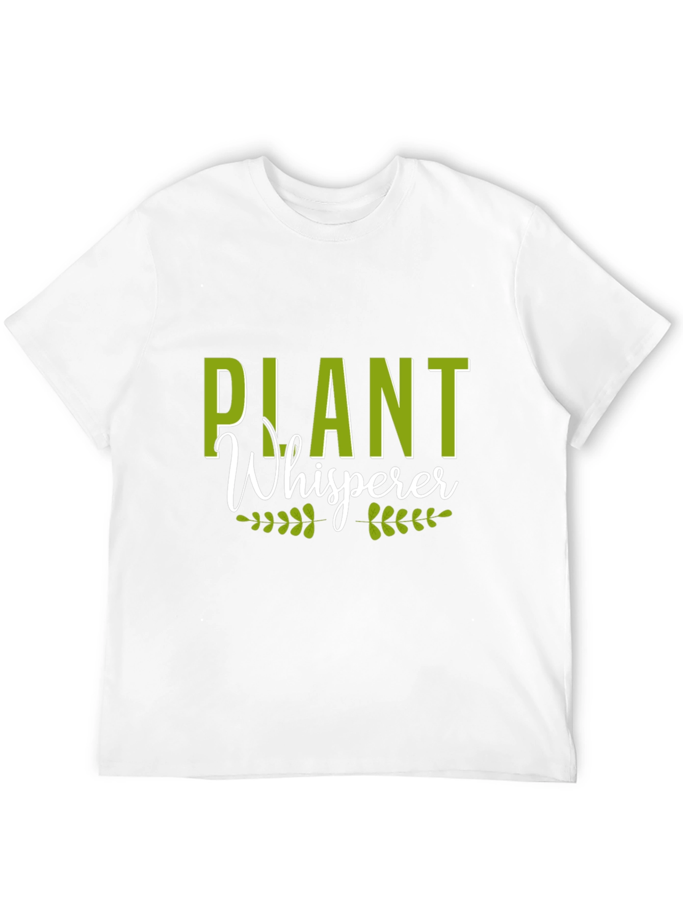 Plant Whisperer Graphic Tee - Black Cotton T-Shirt