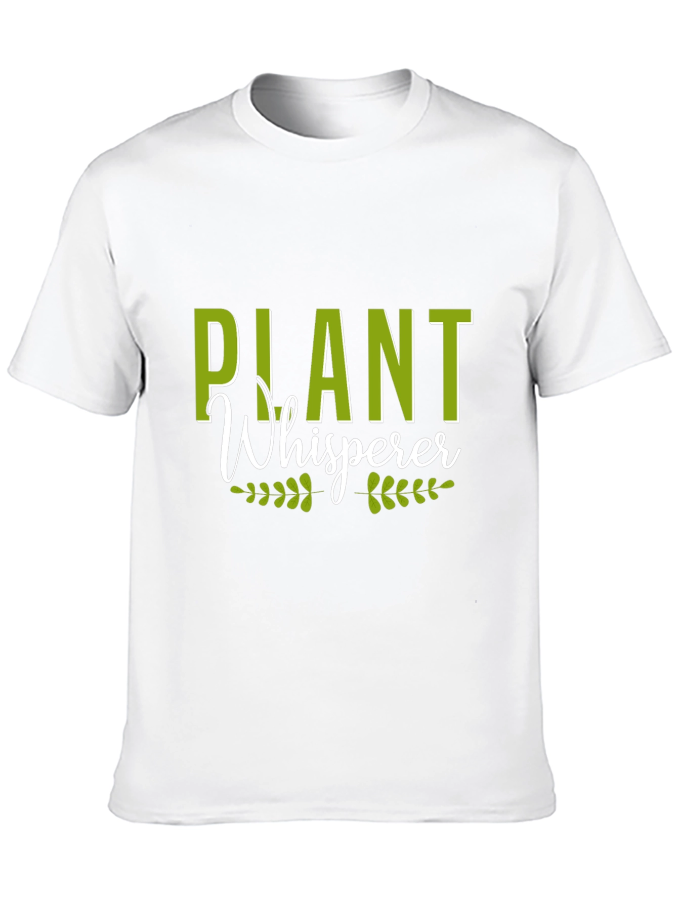 Plant Whisperer Graphic Tee - Black Cotton T-Shirt