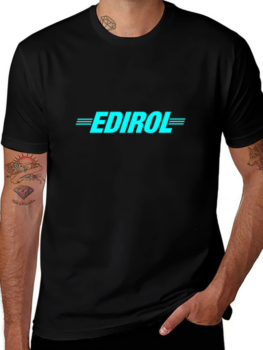 Edirol Logo T-Shirt - Black Classic Fit