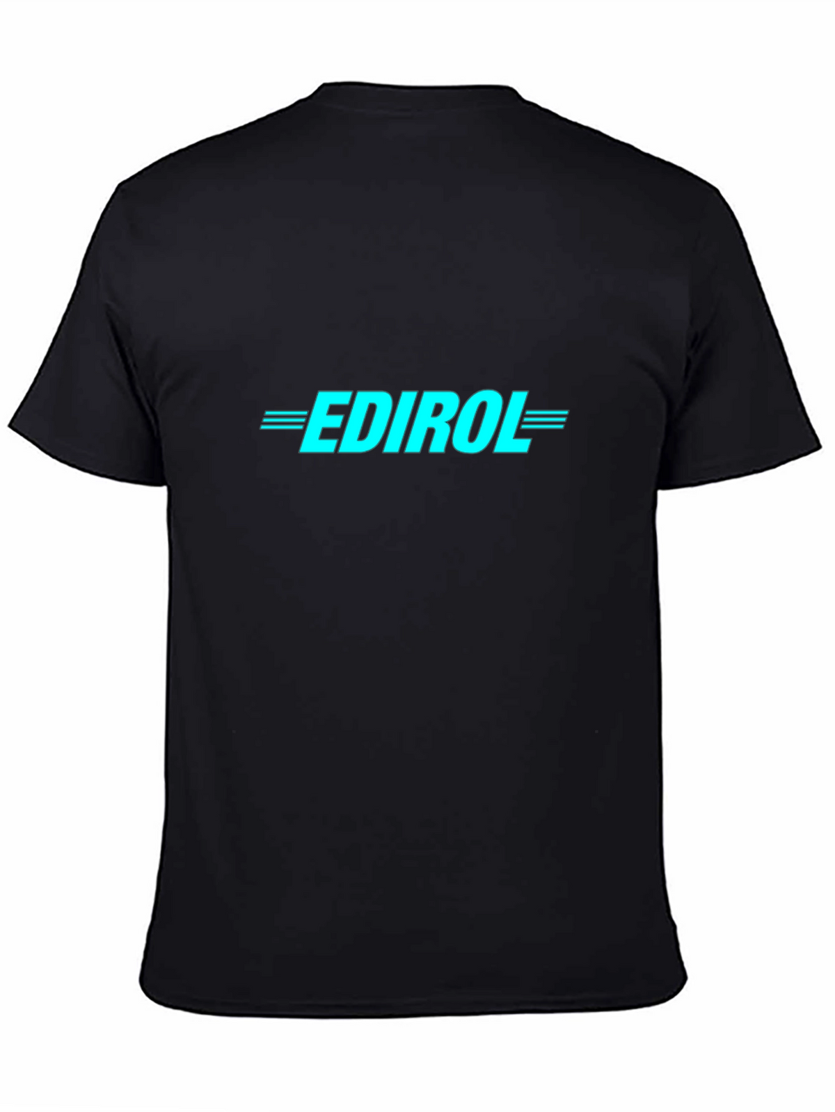 Edirol Logo T-Shirt - Black Classic Fit
