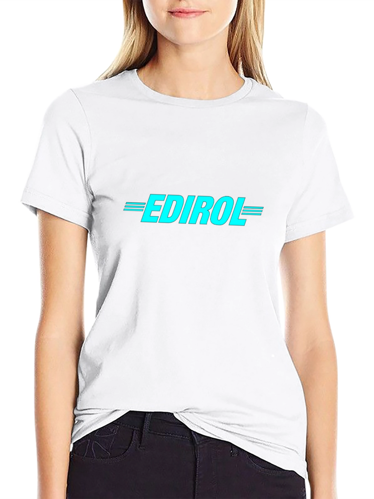 Edirol Logo T-Shirt - Black Classic Fit