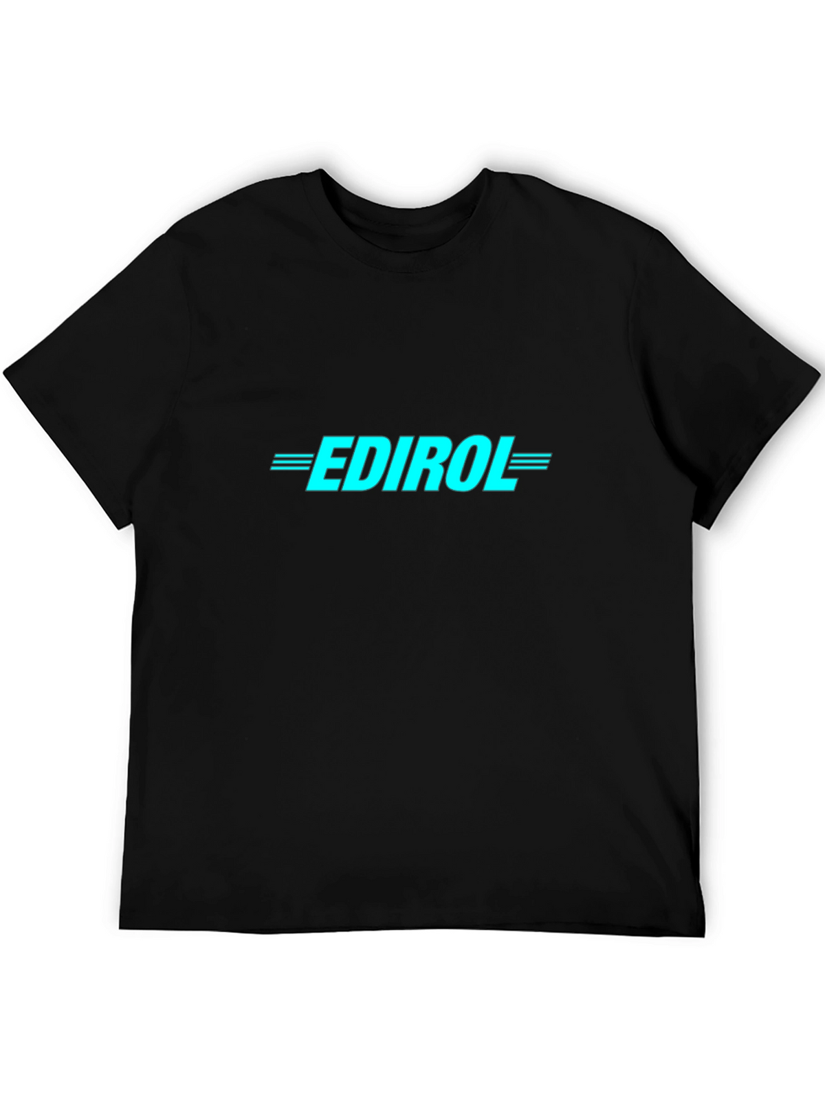 Edirol Logo T-Shirt - Black Classic Fit