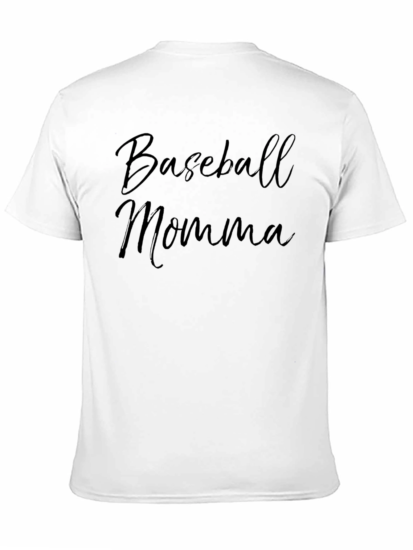 Baseball Momma Black T-Shirt