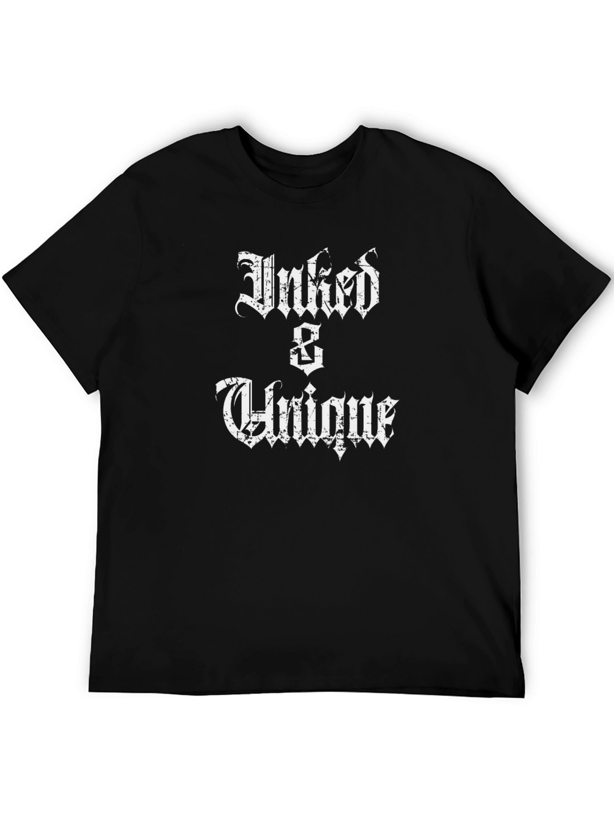 Inked & Unique Graphic Tee - Black T-Shirt