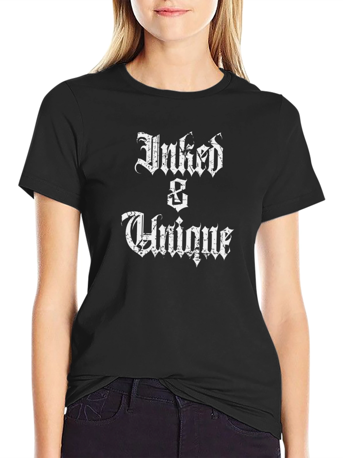 Inked & Unique Graphic Tee - Black T-Shirt