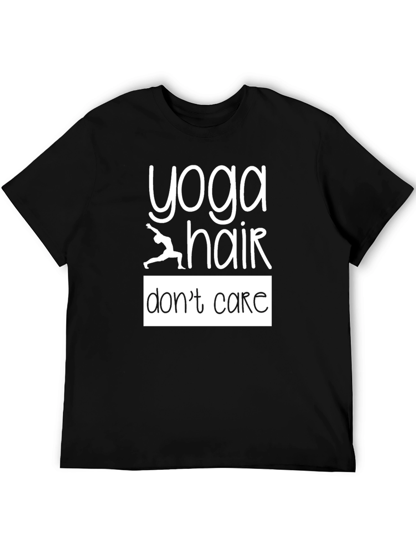 Yoga Hair Dont Care Graphic T-Shirt