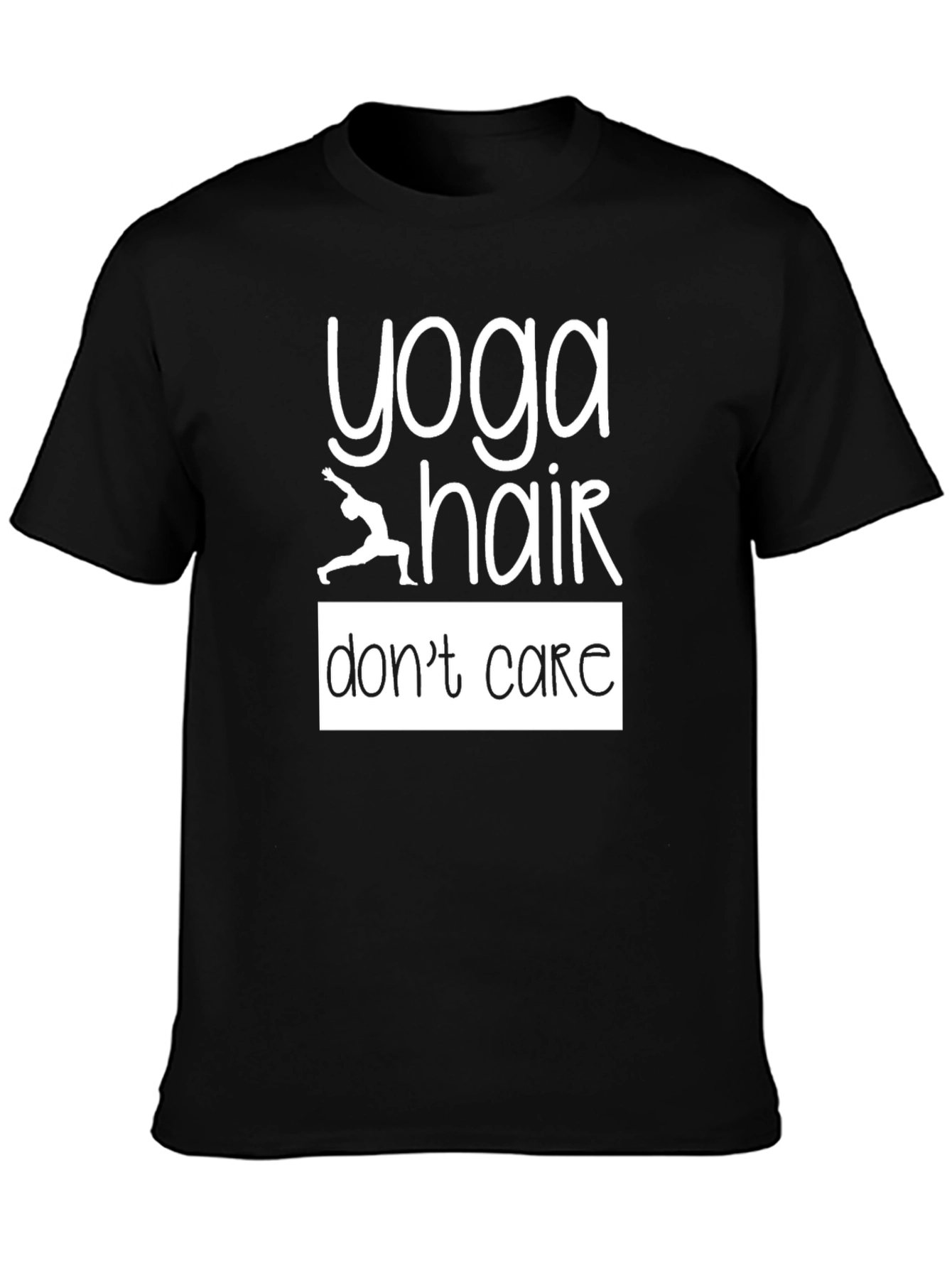 Yoga Hair Dont Care Graphic T-Shirt