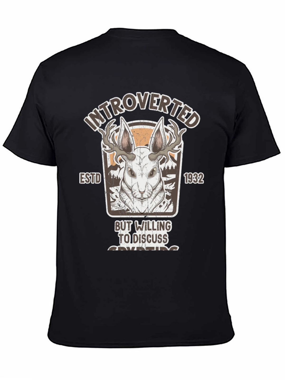 Introverted But Willing to Discuss Jackalope T-Shirt