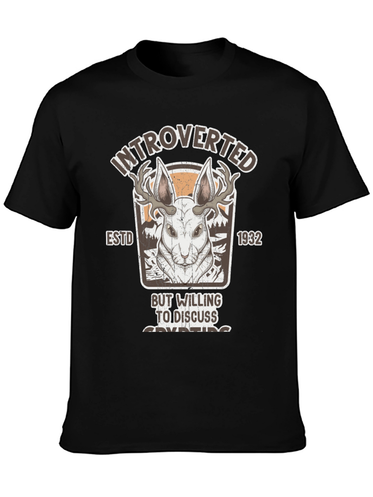 Introverted But Willing to Discuss Jackalope T-Shirt