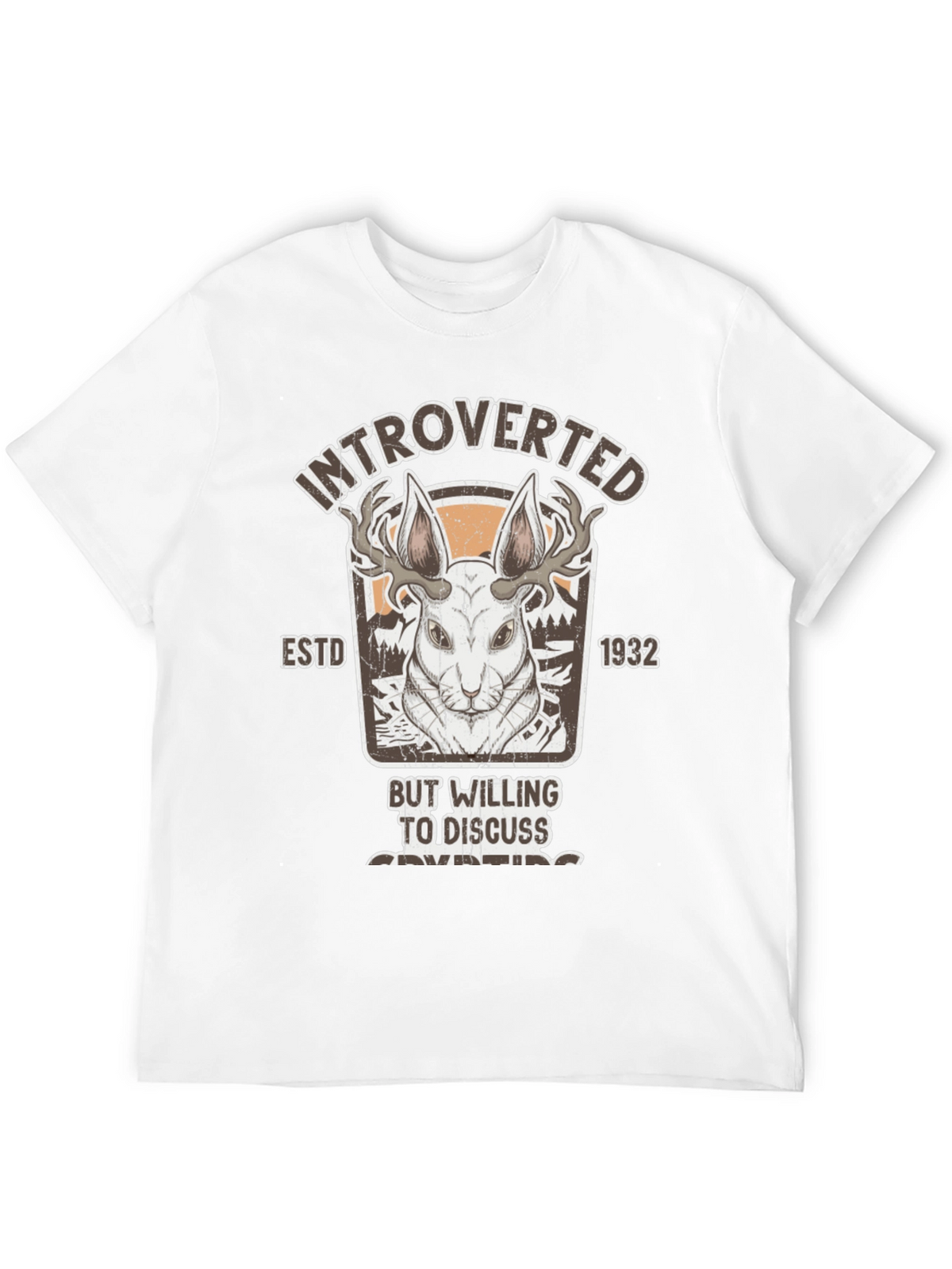 Introverted But Willing to Discuss Jackalope T-Shirt