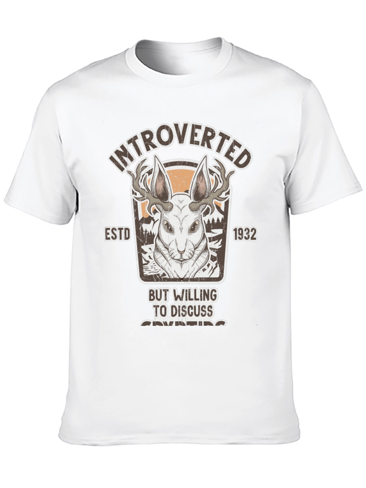 Introverted But Willing to Discuss Jackalope T-Shirt