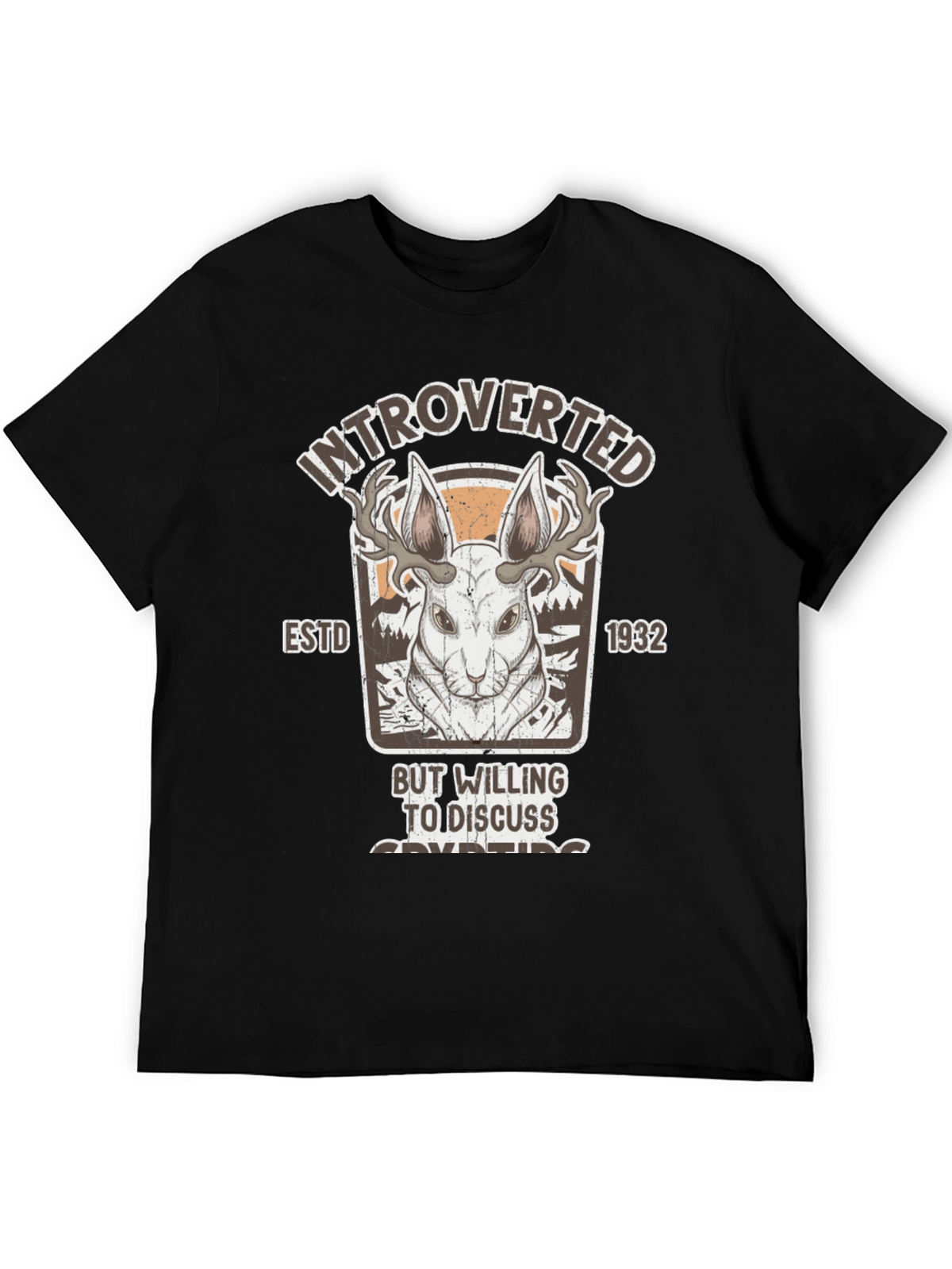 Introverted But Willing to Discuss Jackalope T-Shirt