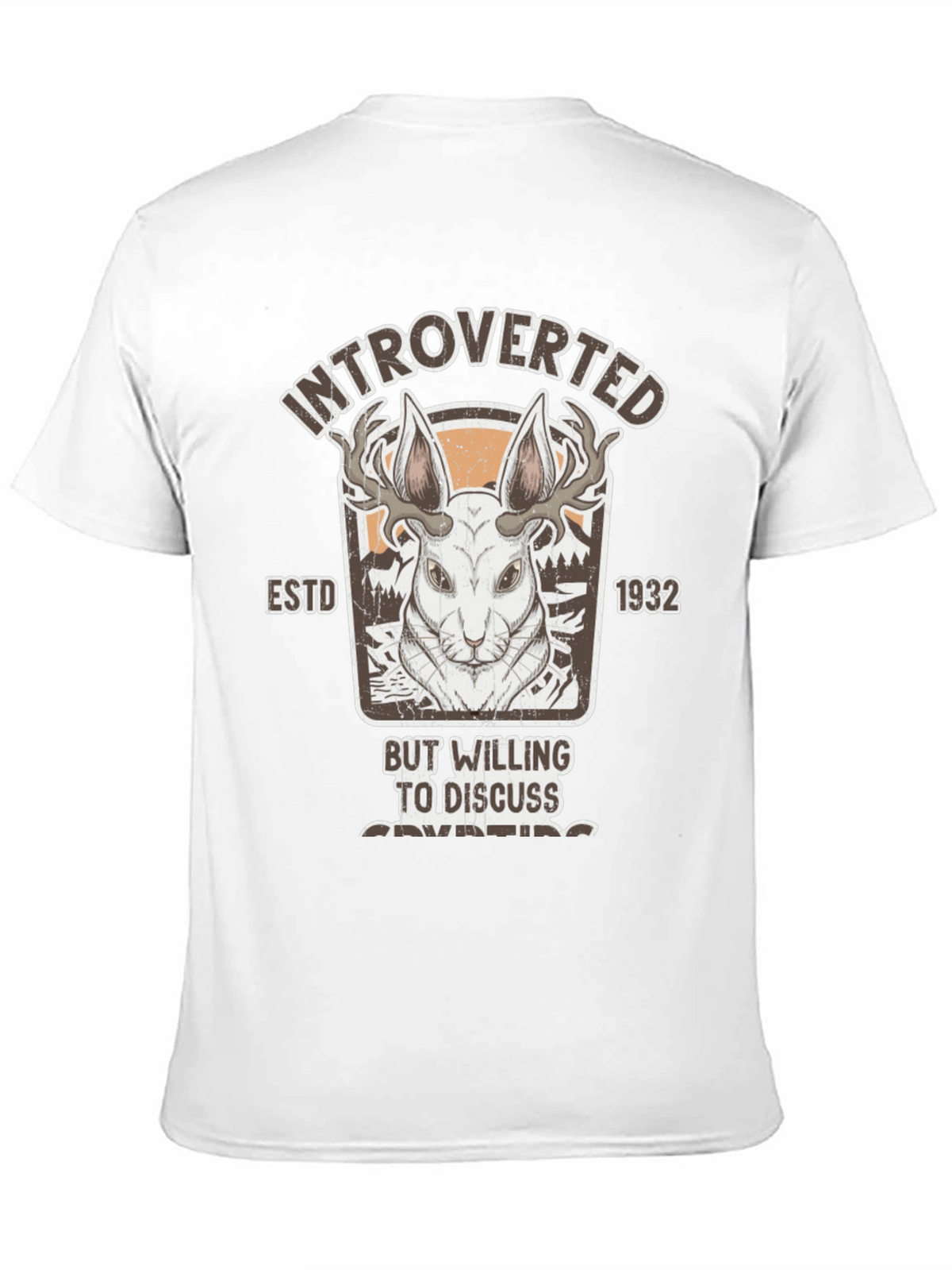 Introverted But Willing to Discuss Jackalope T-Shirt