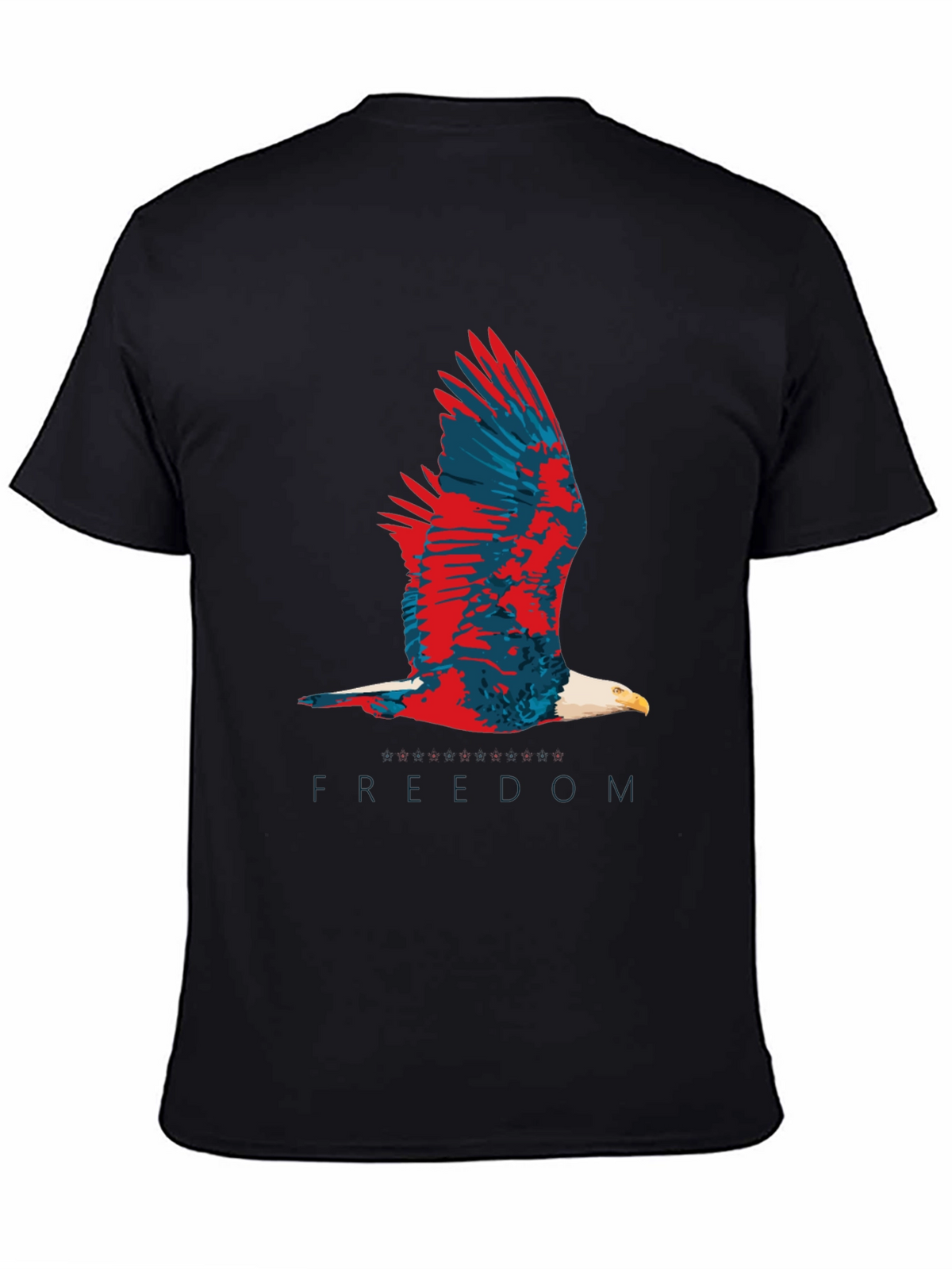 Freedom Eagle Graphic Tee - Patriotic Design