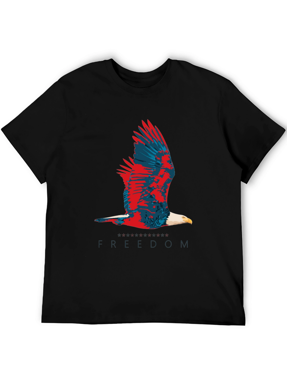 Freedom Eagle Graphic Tee - Patriotic Design