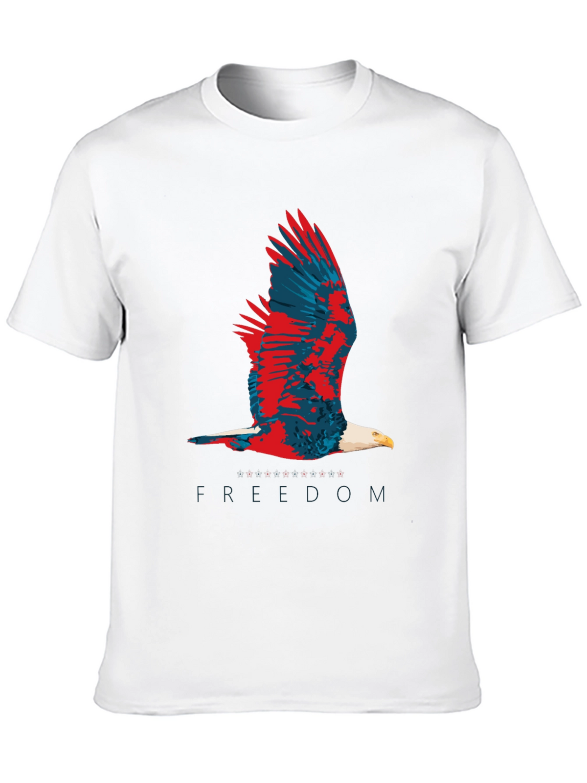Freedom Eagle Graphic Tee - Patriotic Design