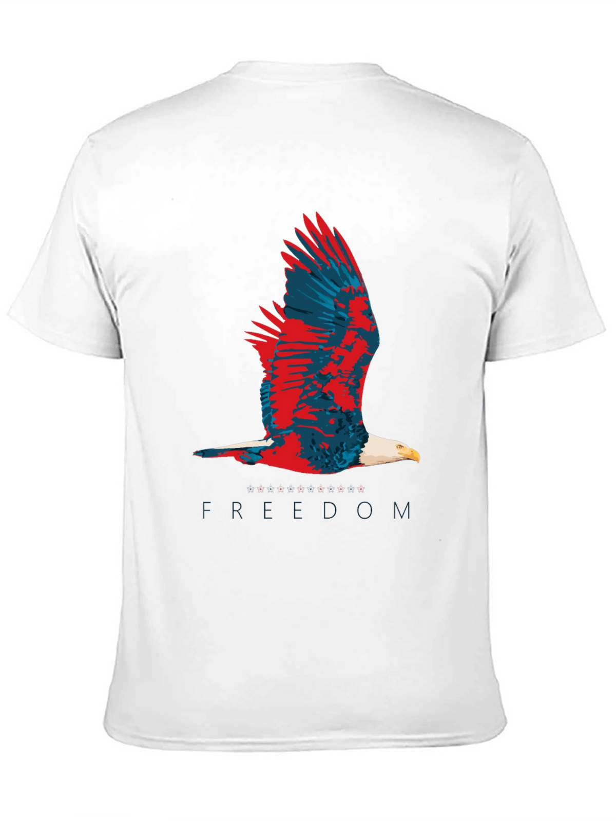 Freedom Eagle Graphic Tee - Patriotic Design