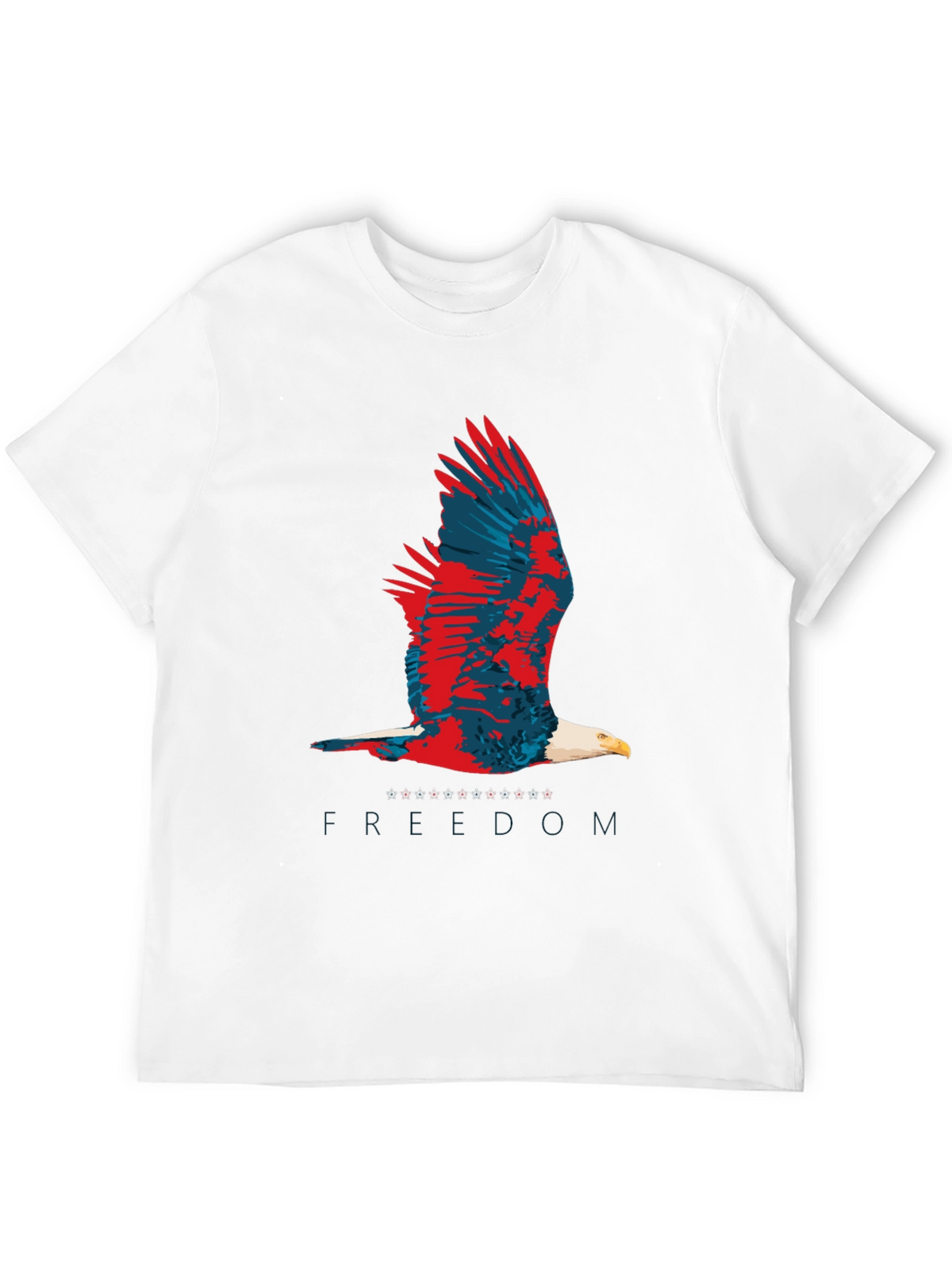 Freedom Eagle Graphic Tee - Patriotic Design