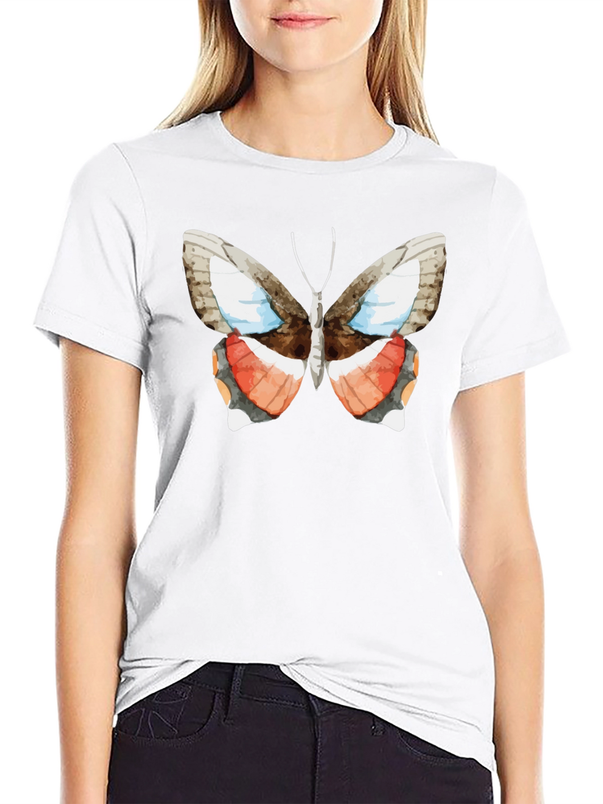Butterfly Graphic Tee - Nature Inspired Fashion