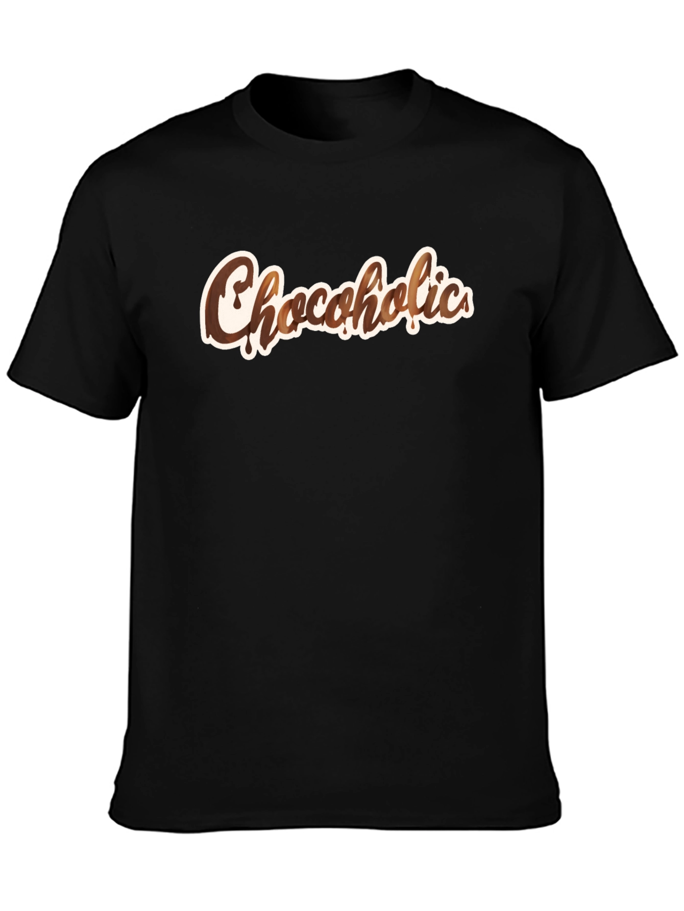 Chocoholics Black T-Shirt - Chocolate Lover Apparel