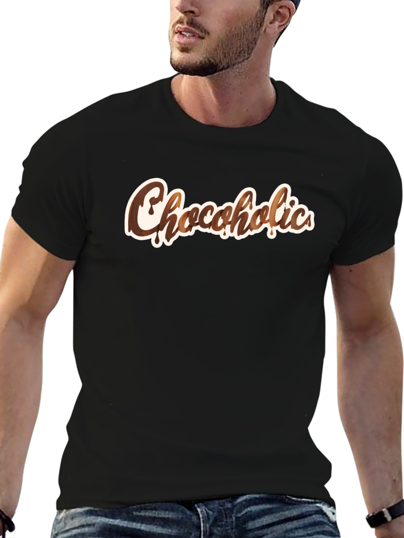 Chocoholics Black T-Shirt - Chocolate Lover Apparel