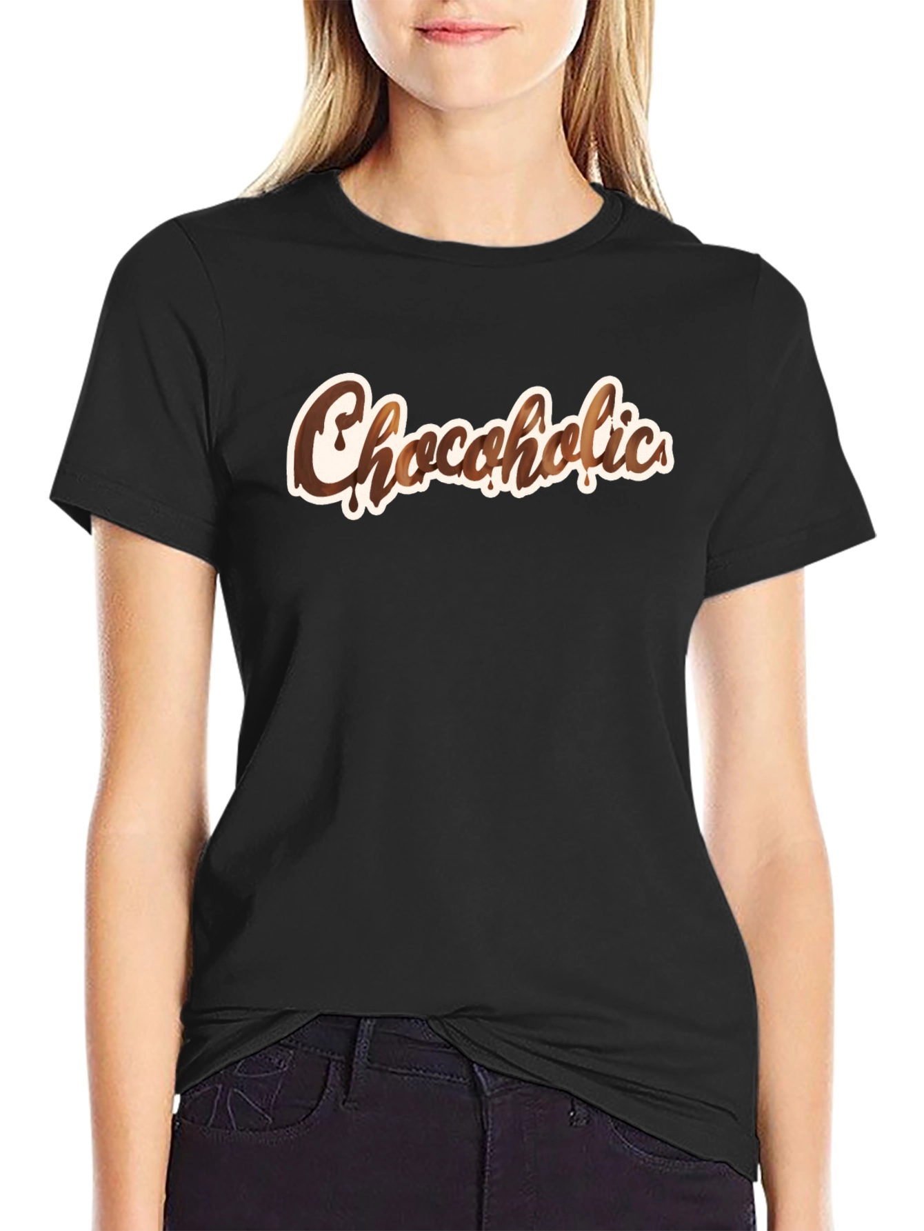 Chocoholics Black T-Shirt - Chocolate Lover Apparel