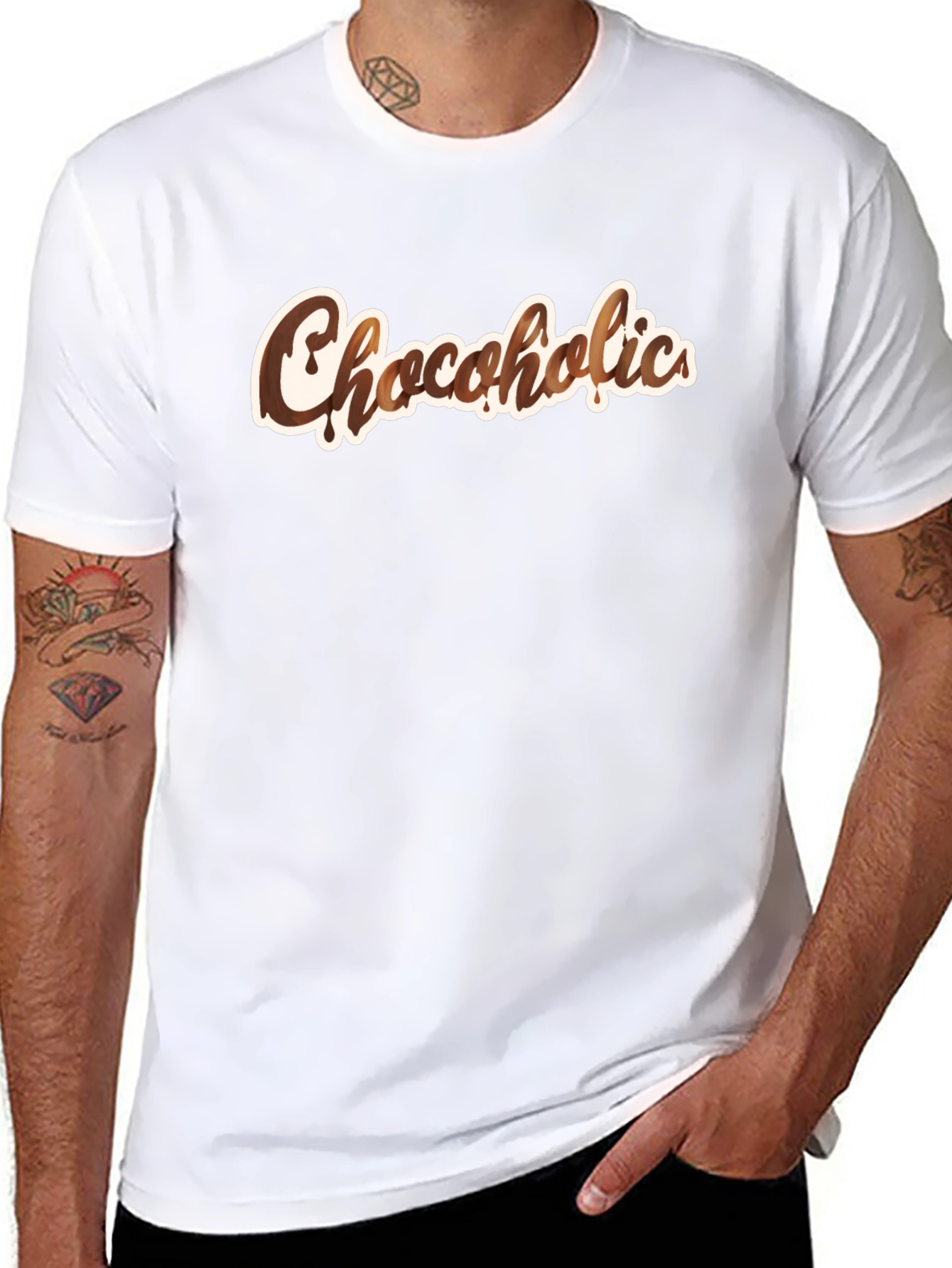 Chocoholics Black T-Shirt - Chocolate Lover Apparel