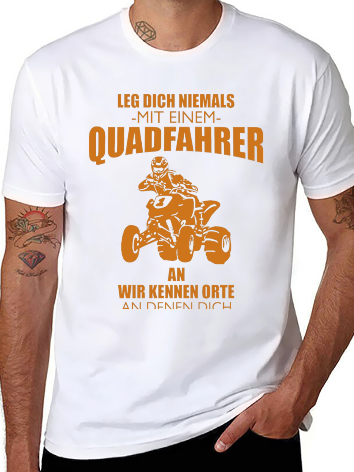 Quadfahrer T-Shirt - Never Mess With a Quad Rider!