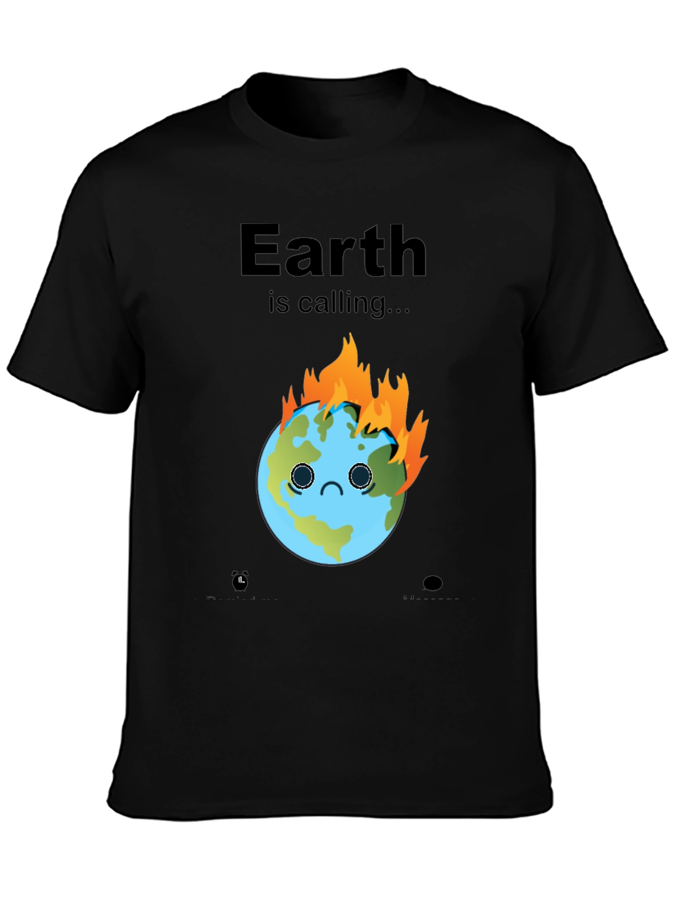 Earth is Calling Graphic Tee - Climate Change Awareness