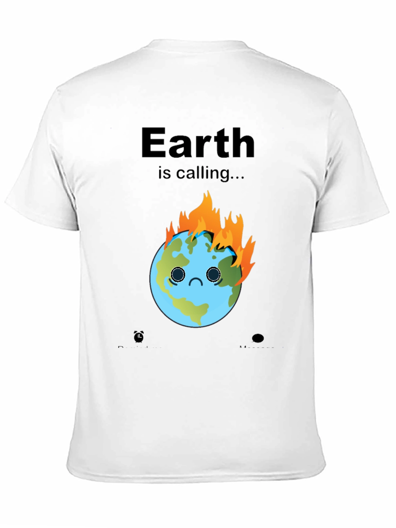 Earth is Calling Graphic Tee - Climate Change Awareness