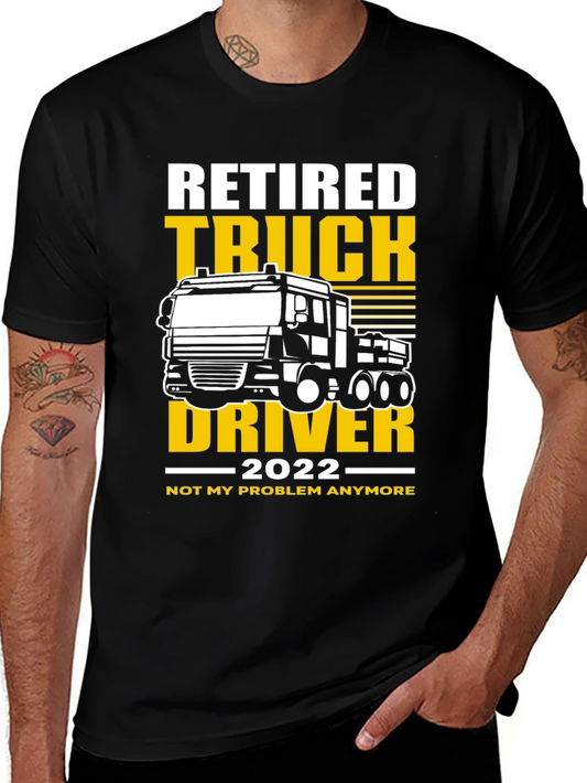 Retired Truck Driver T-Shirt - 2022 Retirement Gift