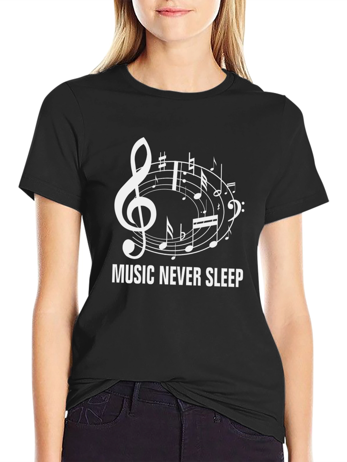Music Never Sleeps Graphic Tee