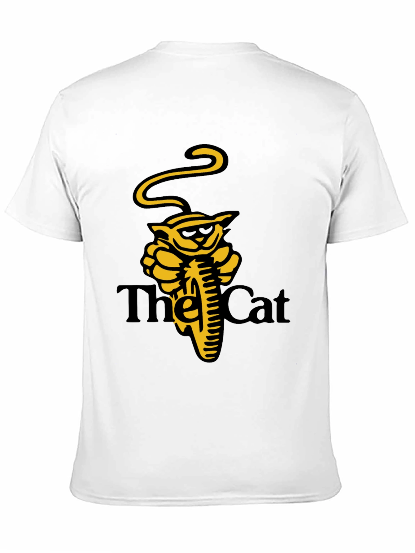 Cool Cat Motorcycle Black T-Shirt